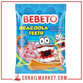 Bonbons gélifiés dracoola teeth bebeto 80 g