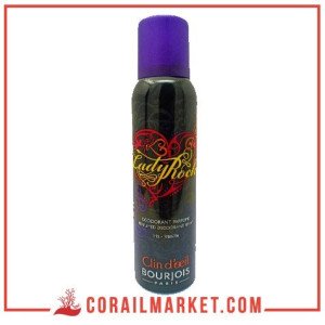 Déodorant vanille lady rock clin d'œil Bourgois Paris 150ml