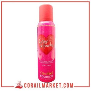 Déodorant coup de foudre clin d'œil Bourgois Paris 150 ml