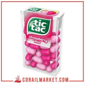 bonbons gout fraise tic tac 18 g
