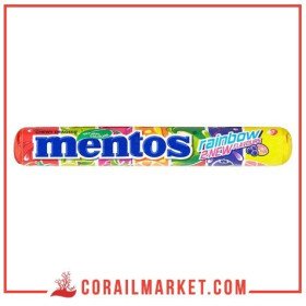 Bonbons tendres goût fruit mentos 38 g