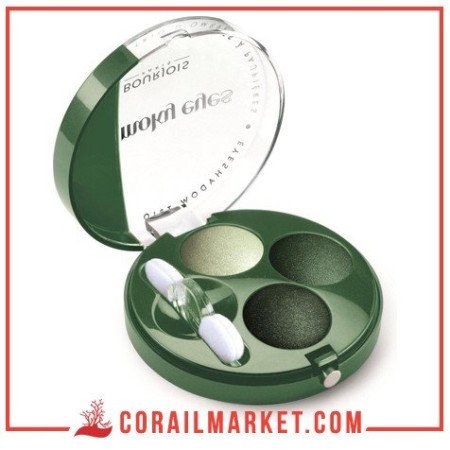 Trio d’ombres à paupières Bourgeois Smoky eyes N° 14 Vert jungle