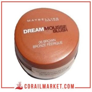 Fard à joues blush Maybelline Dream Mousse Blush N°06 Brown