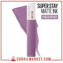 Rouge à lèvres Maybelline Superstay Matte Ink N°100 Philosopher
