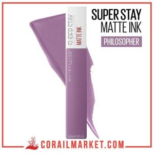 Rouge à lèvres Maybelline Superstay Matte Ink N°100 Philosopher