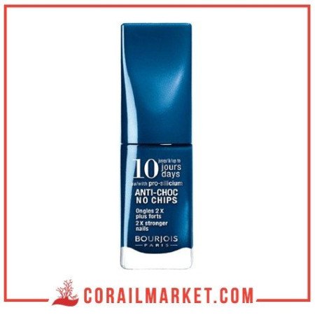 Vernis à ongles Bourgois 10 jours anti-choc N°18 Bleu