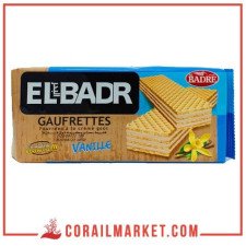 gaufrettes à la crème de vanille el badr 160 g