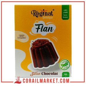 Flan gout chocolat sans gluten Réginat 110 g