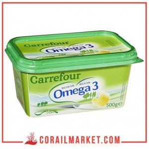 Margarine végétale  oméga 3 carrefour 500 g