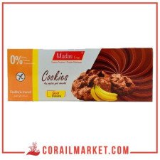 Cookies gout banane aux pépites de chocolat Sans gluten madas free 120 g