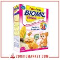farine infantile biomil (riz,mais,miel) "4 mois" 250 g