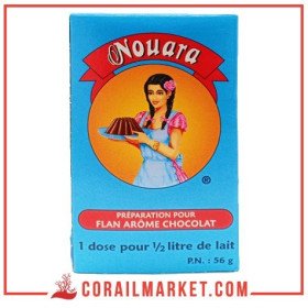 Flan goût chocolat nouara 56 g