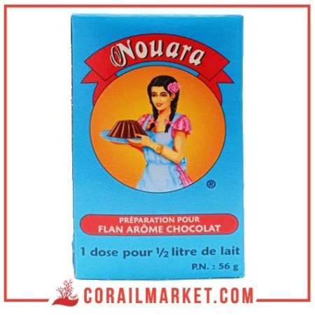 Flan goût chocolat nouara 56 g