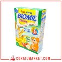 FARINE INFANTILE LACTÉE BIOMIL (blé,3 fruits) "6 MOIS" 250 G
