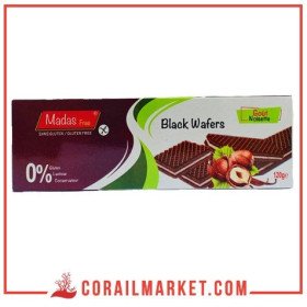 gaufrette cacaoté crème de noisette sans gluten madas free 120 G