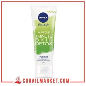 masque nettoyant gommage urban skin detox Nivea 75 ml