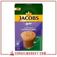 Jacobs Boîte De Cappuccino Saveur Chocolat Milka 8 Sachets