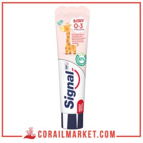 Signal Dentifrice Pour Enfant 0-3 Ans Goût Fraise 50 Ml