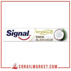 Dentifrice noix de coco blancheur intégral 8 Signal 75 ml