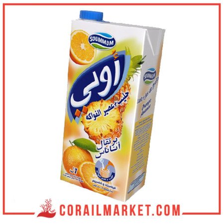 Olé Soummam Boisson Lacté Orange Ananas 1l