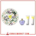 طقم  ماء عطر للنساء 100 مل+2 حليب للجسم  مون بروميي بارفن لوليتا لامبيكا