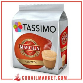 Tassimo Café Dosettes Compatibles marcilla cortado TASSIMO 16 Dosettes