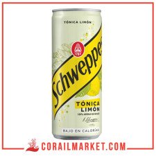SCHWEPPES Eau tonique citron 100% arômes naturels 33 cl