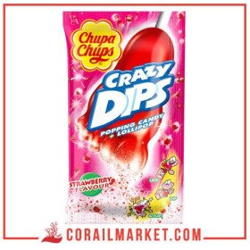 Chupa Chups Crazy Dips Fraise 14 g