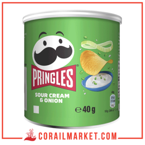 Pringles Chips Goût Crème Sure Et Oignons 40 G