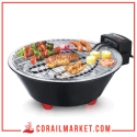 Techwood - 806 - Barbecue électrique - Ø31 cm - Barbecue de table - compact et léger