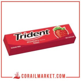 trident chewing gum Stick Saveur Fraise 13.5 Gr