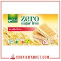 Gullon Gaufrette Fourrée À La Crème De Vanille Sans Sucres, 180 G