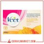 Veet 300 g de cire chaude professionnelle, cire d'abeille naturelle sans bandes