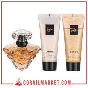 Lancome Tresor For Women Coffret 3 pièces Spray EDP 1 oz, Lotion pour le corps 1,6 oz, Gel douche 1,6 oz