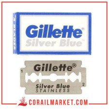 Gillette Silver Blue Double Edge Lames de recharge pour rasoir de sécurité