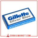 Gillette Silver Blue Double Edge Lames de recharge pour rasoir de sécurité