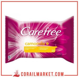 Carefree- lingettes pour l'hygiène intime 20 pièces