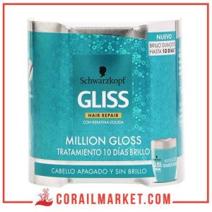 Schwarzkopf Gliss Hair Repair Million Gloss 150ml Traitement Brillance 10 Jours