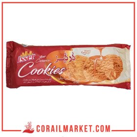 ISSER, COOKIES VANILLE GOUT CARAMEL AU PÉPITES DE VÉGECAO & CHOCOLAT 200G