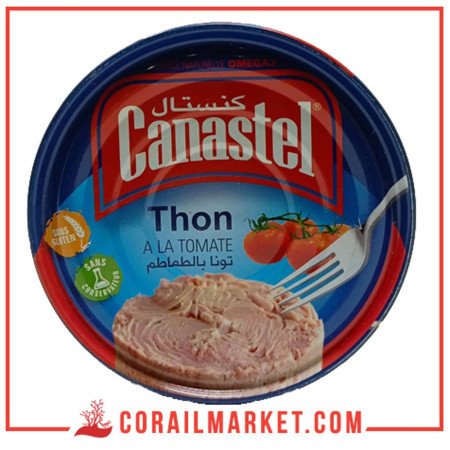CANESTEL THON ENTIER A LA TOMATE 150 G