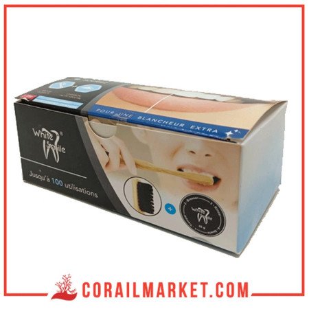 White Smile Charbon + Brosse a Dents