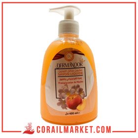 Dermanoor Savon Liquide Senteur Frangipanier Et Pêche 400 Ml
