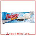 Besto Bifa Biscuit Cacaoté Enrobe Au Chocolat Blanc 95 G