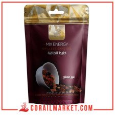 RAYA NUTS, AMANDE, CAJOU, NOIX, CACAHUÈTE, RAISIN SEC sans sel MIX ENERGY 150