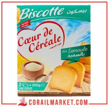 Cœur De Céréale Biscotte au semoule 250 G