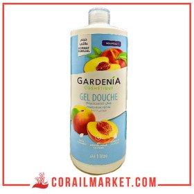 gardenia cosmetique gel douche peche 1l