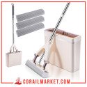 PROFF MOP Vadrouille SLIM avec un seau - Beige