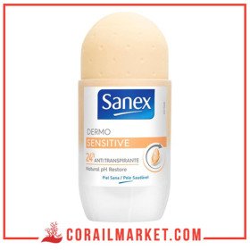 Sanex Dermo Sensitive Bio Response Déodorant Roll On 50ml