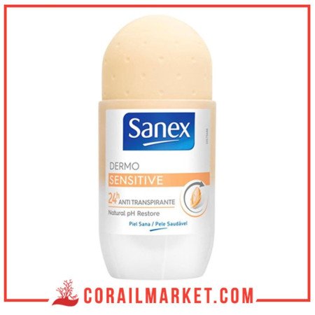 Sanex Dermo Sensitive Bio Response Déodorant Roll On 50ml