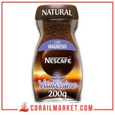 NESCAFE VITALISSIMO café soluble natural con magnesio frasco 200 g